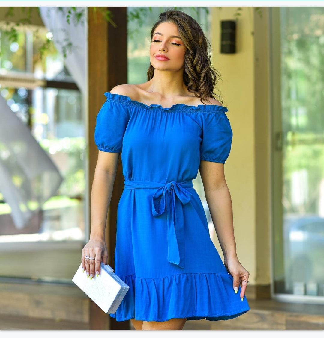 Zigeunerkleid mit Rüschen