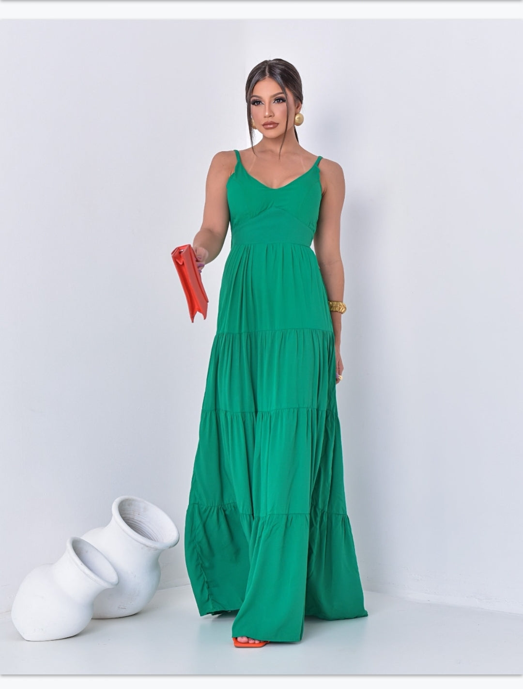 Langes Bindekleid